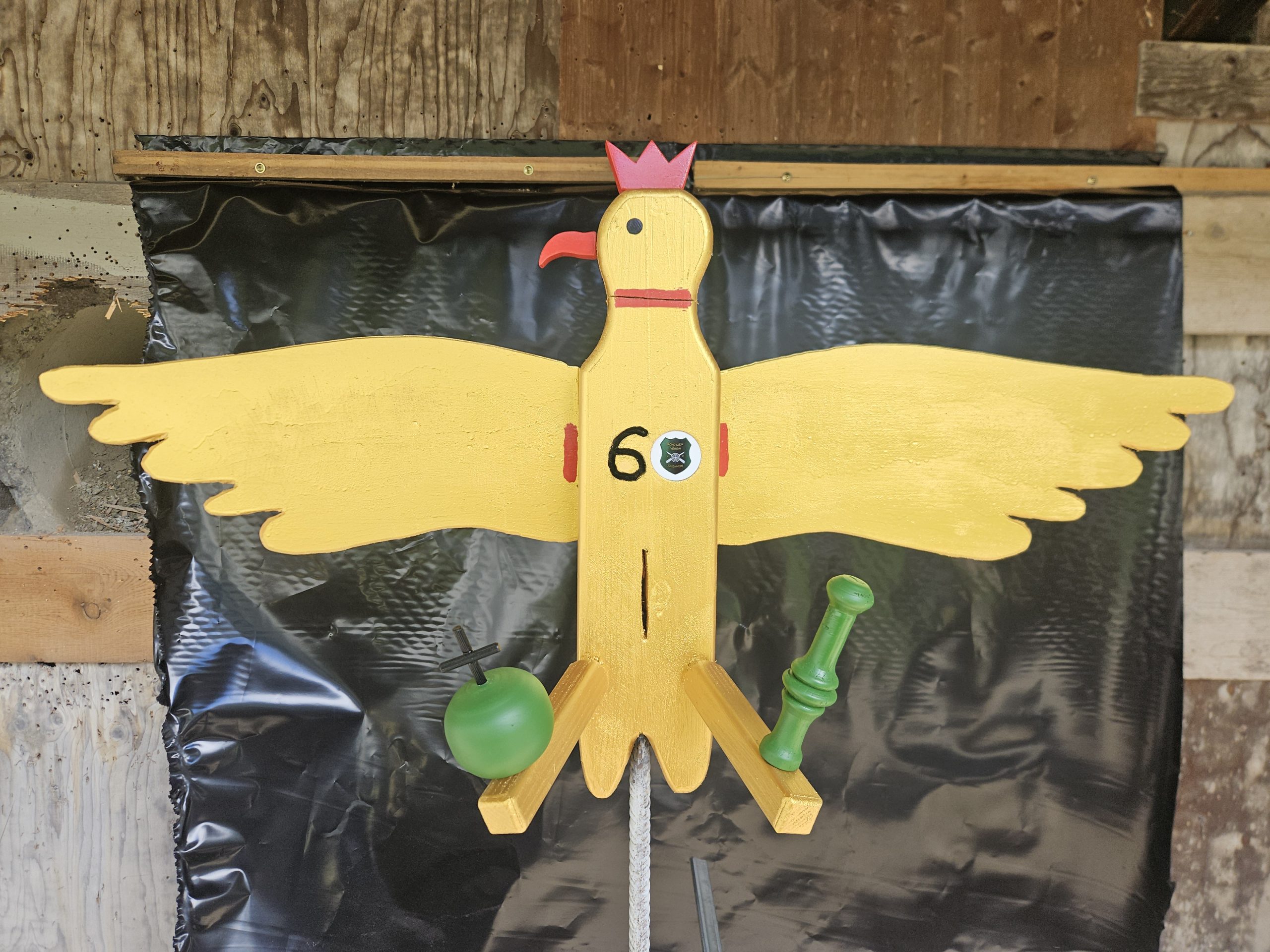 Goldener Königsvogel zum 60. Gründungsjahr des SVI